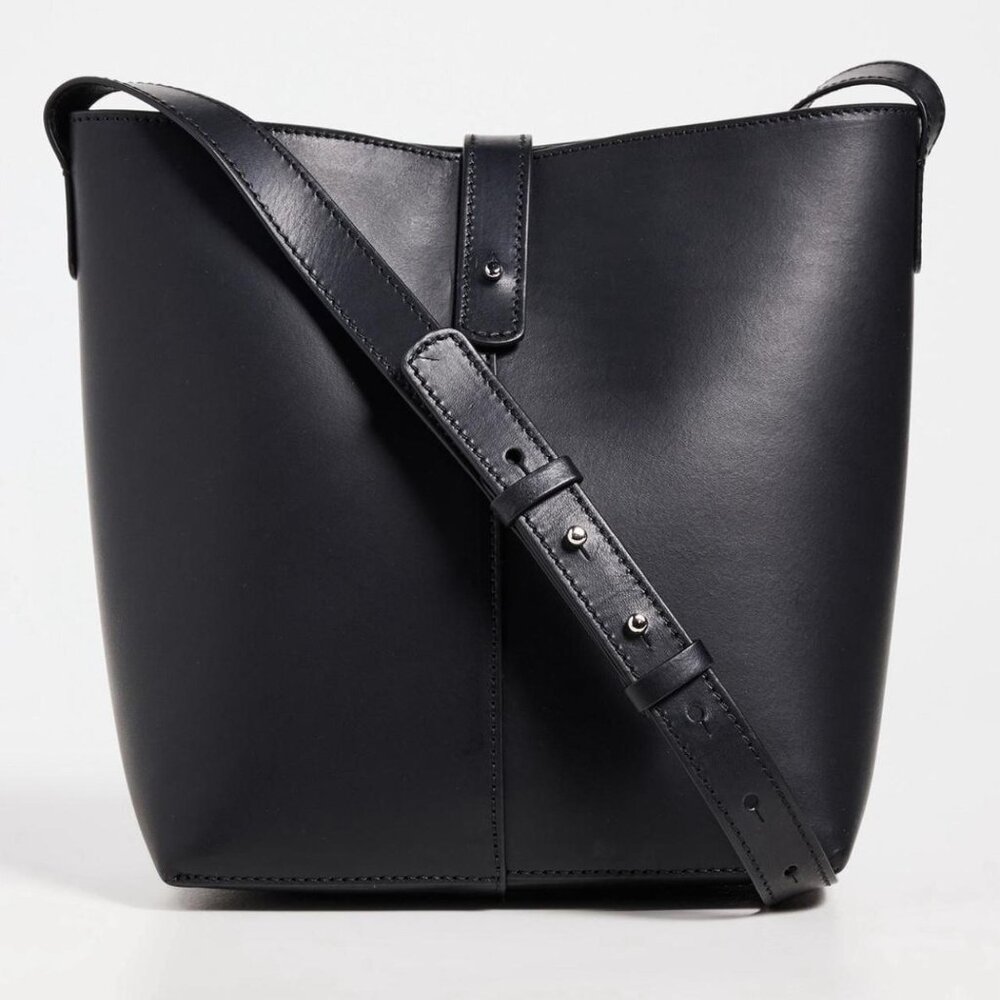 Jenni Kayne Crossbody Black Bucket Bag
